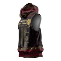 Macedonian Empire Sleeveless Hoodie Alexander The Great World Tour - Wonder Print Shop