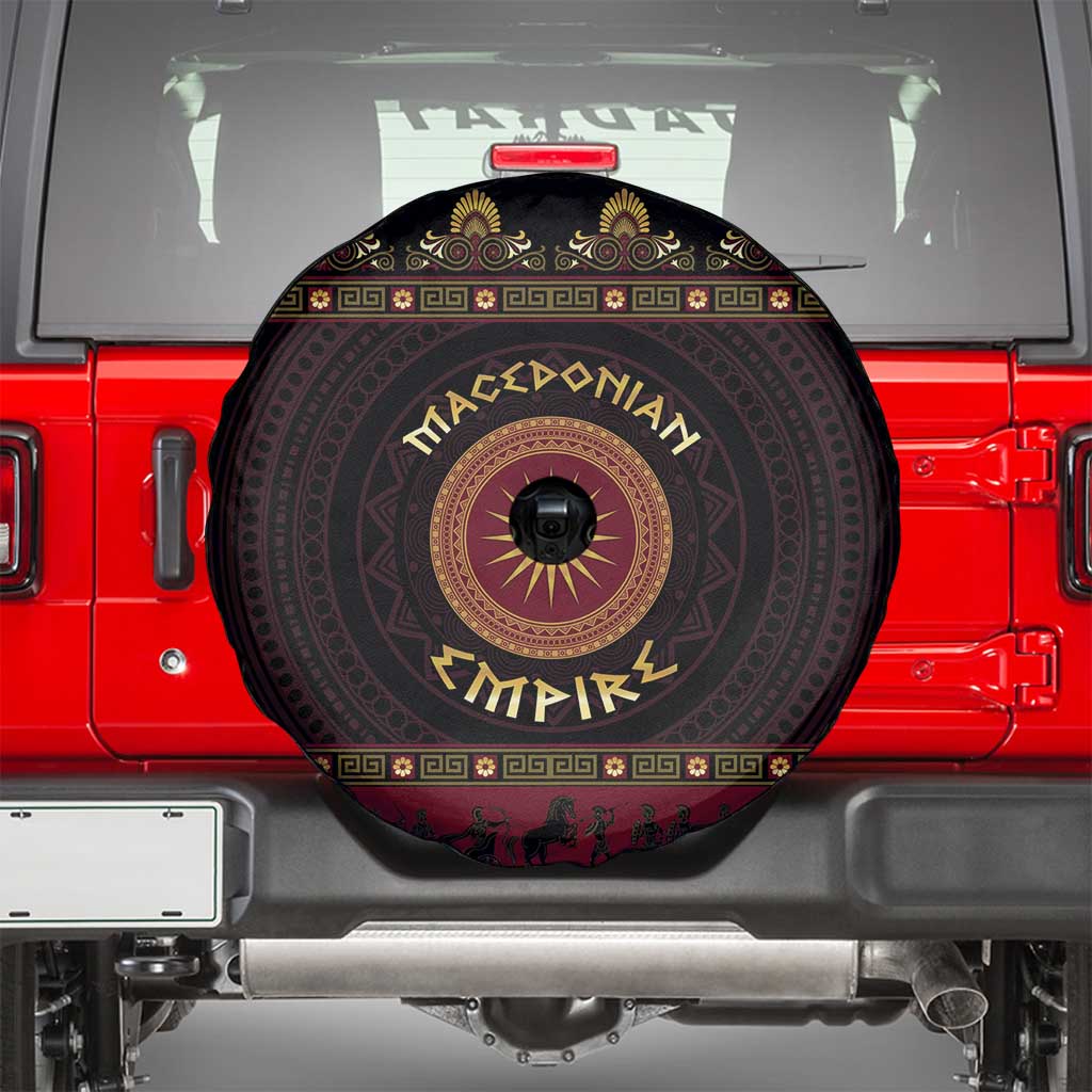 Macedonian Empire Spare Tire Cover Alexander The Great World Tour - Wonder Print Shop