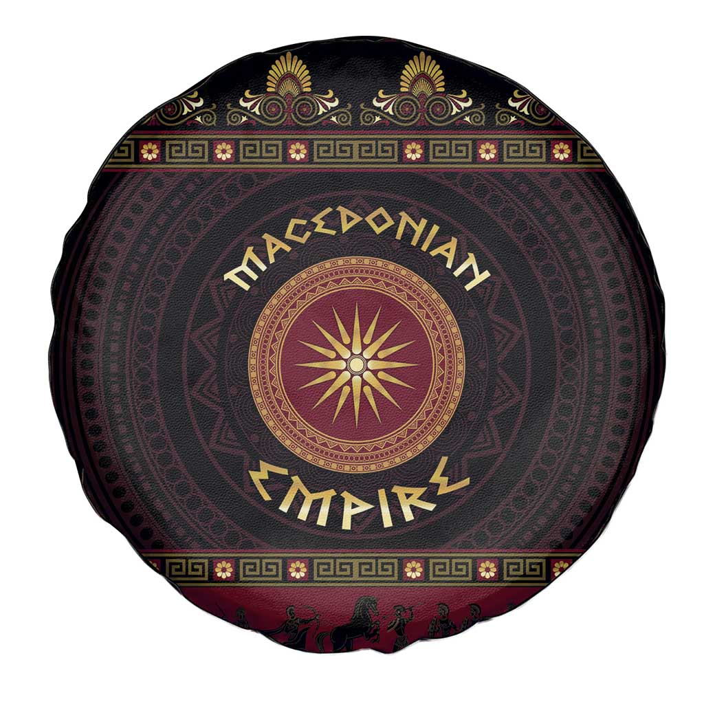 Macedonian Empire Spare Tire Cover Alexander The Great World Tour - Wonder Print Shop