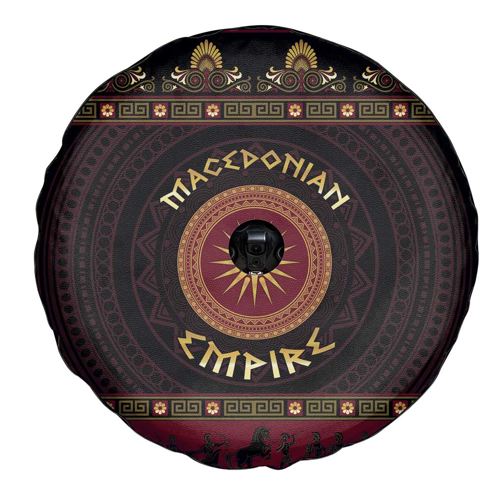 Macedonian Empire Spare Tire Cover Alexander The Great World Tour - Wonder Print Shop