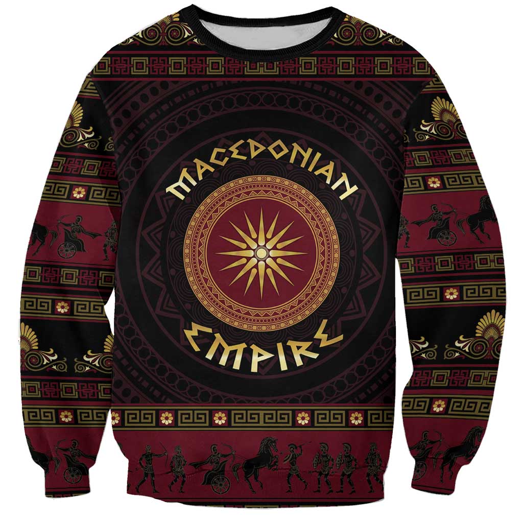 Macedonian Empire Sweatshirt Alexander The Great World Tour - Wonder Print Shop