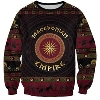 Macedonian Empire Sweatshirt Alexander The Great World Tour - Wonder Print Shop