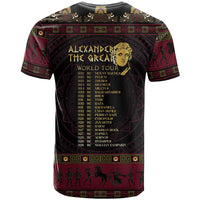 Macedonian Empire T Shirt Alexander The Great World Tour - Wonder Print Shop