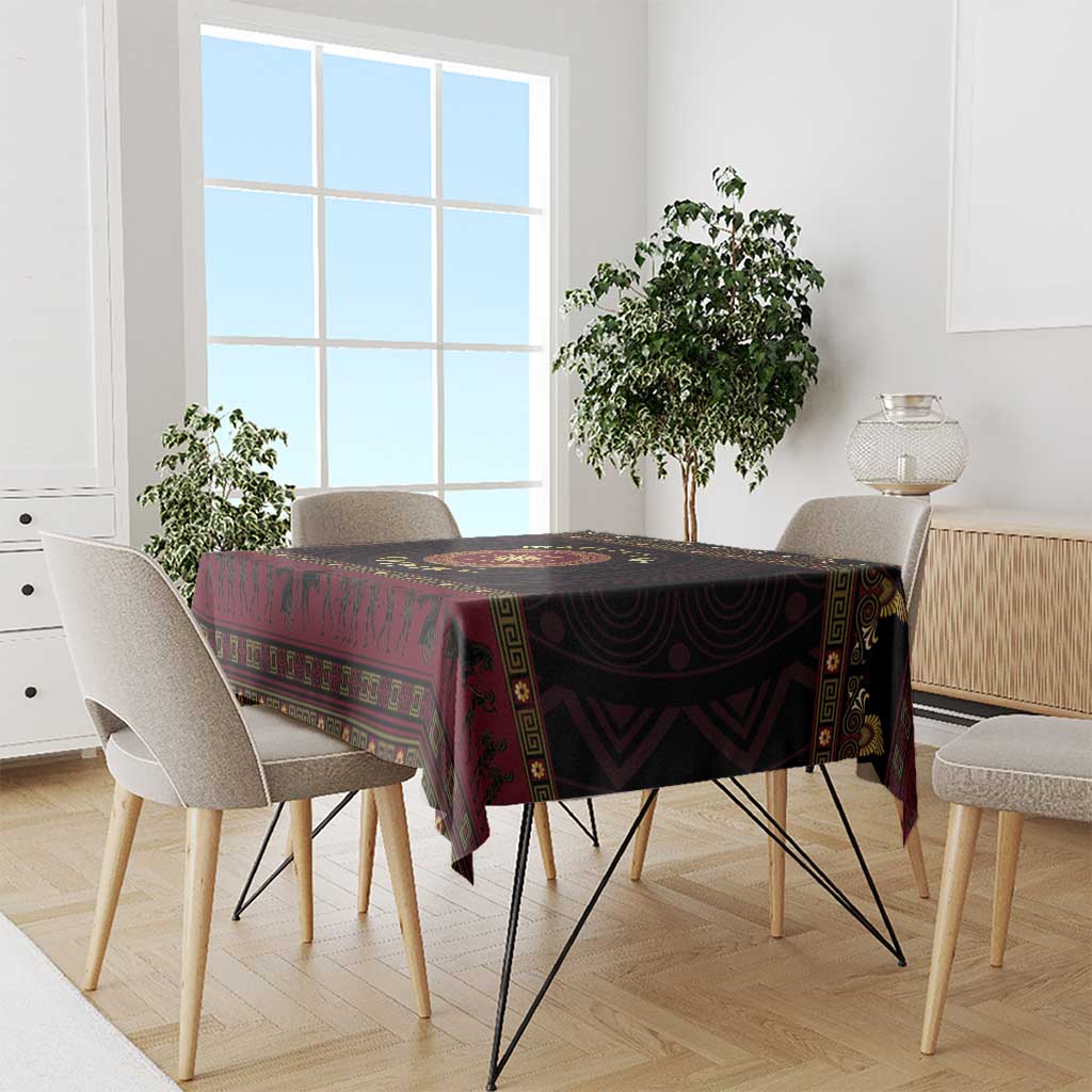 Macedonian Empire Tablecloth Alexander The Great World Tour - Wonder Print Shop