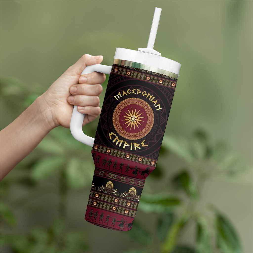 Macedonian Empire Tumbler With Handle Alexander The Great World Tour - Wonder Print Shop