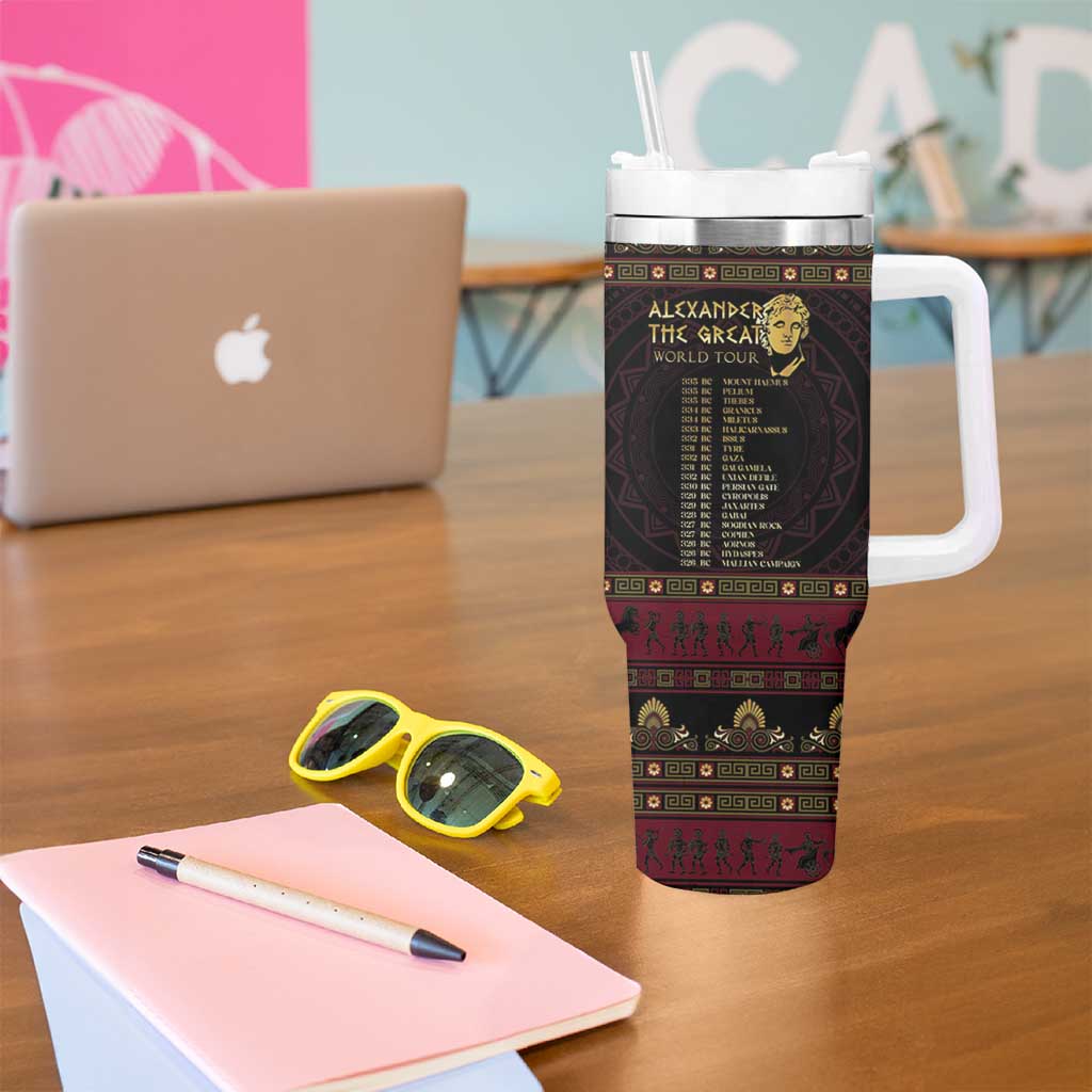 Macedonian Empire Tumbler With Handle Alexander The Great World Tour - Wonder Print Shop