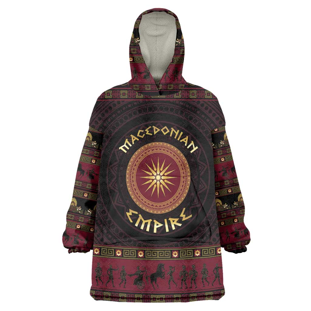 Macedonian Empire Wearable Blanket Hoodie Alexander The Great World Tour - Wonder Print Shop