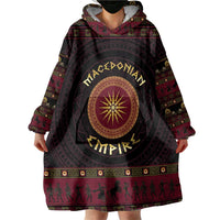 Macedonian Empire Wearable Blanket Hoodie Alexander The Great World Tour - Wonder Print Shop