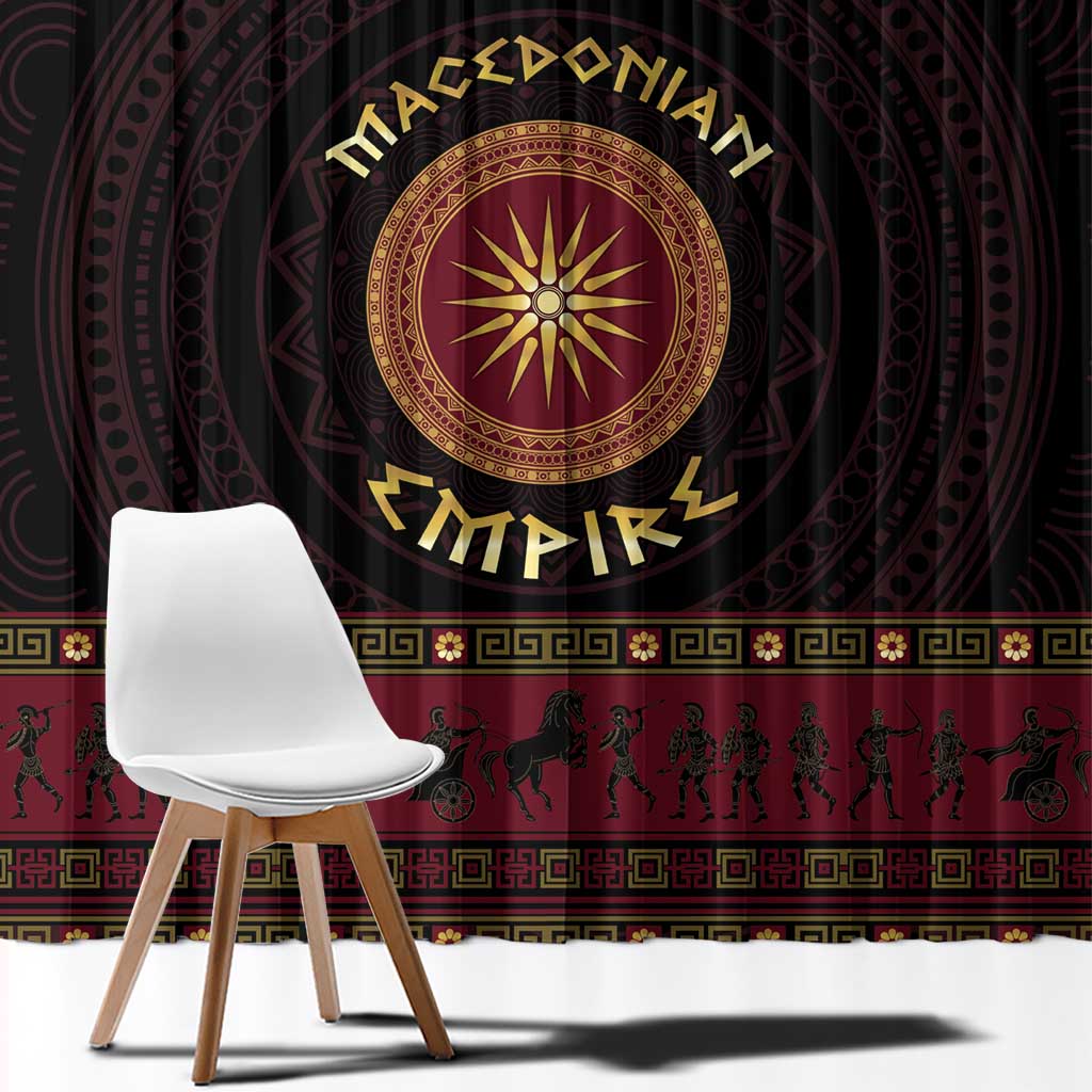 Macedonian Empire Window Curtain Alexander The Great World Tour - Wonder Print Shop