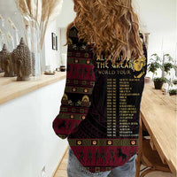 Macedonian Empire Women Casual Shirt Alexander The Great World Tour - Wonder Print Shop