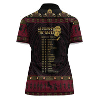 Macedonian Empire Women Polo Shirt Alexander The Great World Tour - Wonder Print Shop