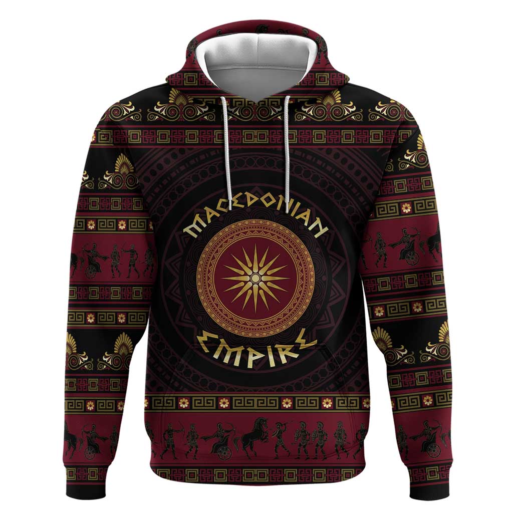 Macedonian Empire Zip Hoodie Alexander The Great World Tour - Wonder Print Shop