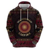 Macedonian Empire Zip Hoodie Alexander The Great World Tour - Wonder Print Shop