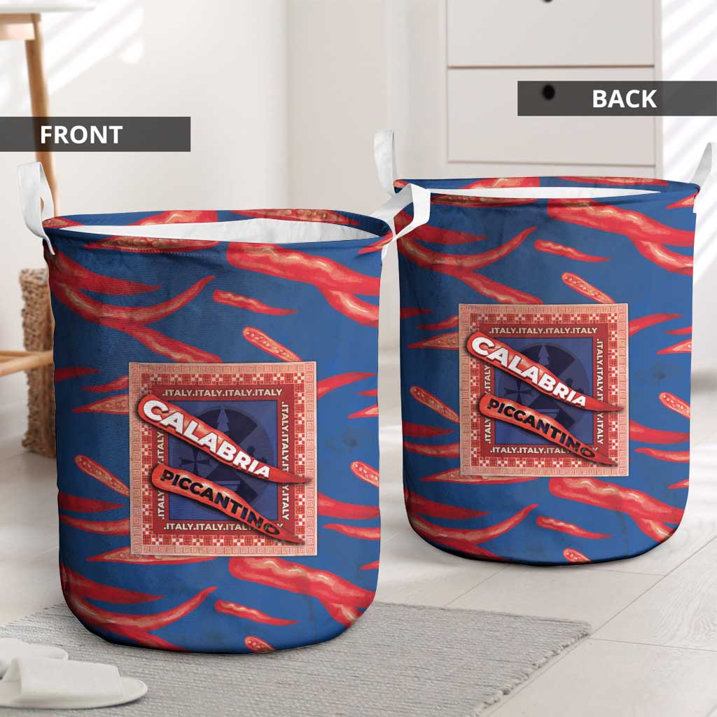 Italy Calabria Laundry Basket Piccantino Vintage Style