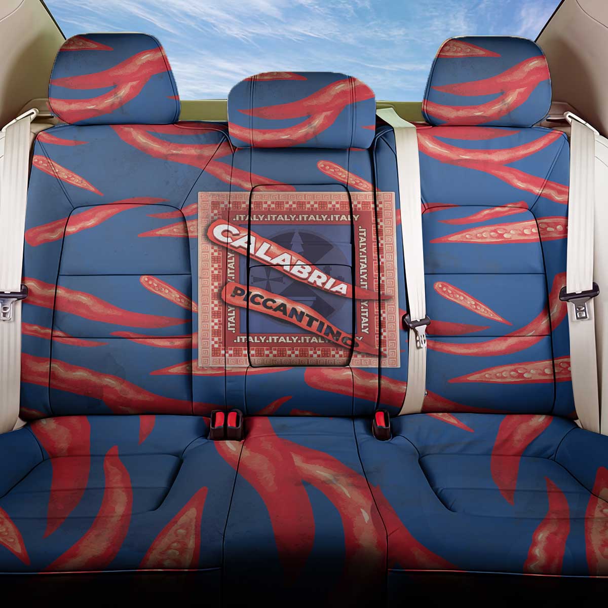 Italy Calabria Back Car Seat Cover Piccantino Vintage Style