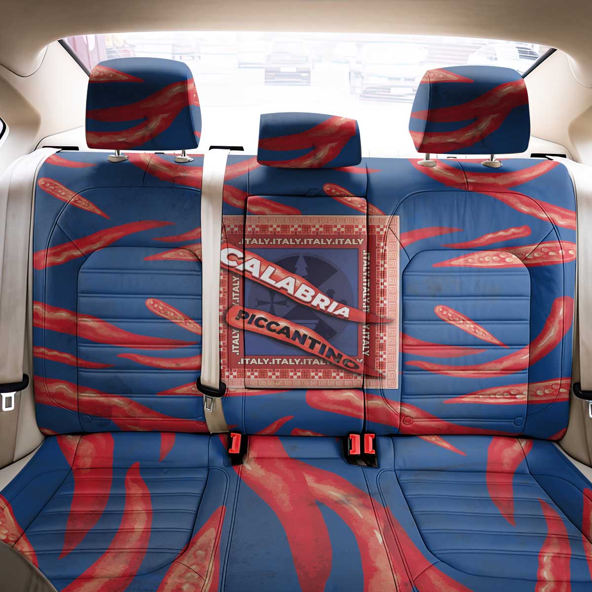 Italy Calabria Back Car Seat Cover Piccantino Vintage Style