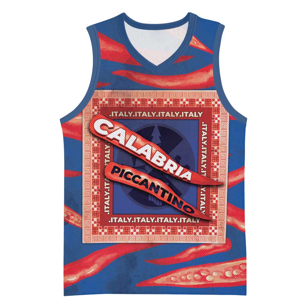 Personalized Italy Calabria Basketball Jersey Piccantino Vintage Style