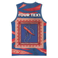 Personalized Italy Calabria Basketball Jersey Piccantino Vintage Style