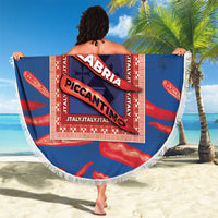 Italy Calabria Beach Blanket Piccantino Vintage Style