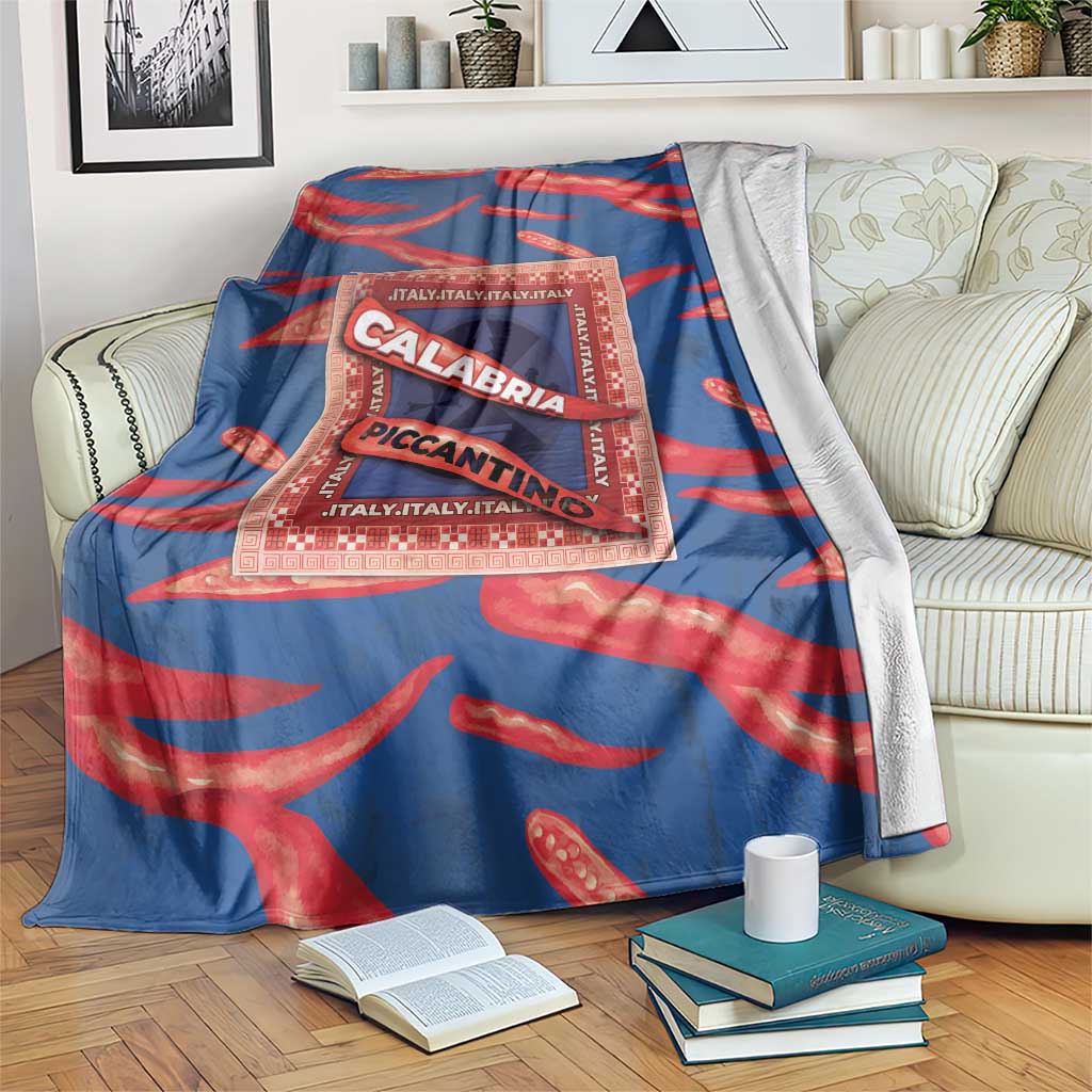 Italy Calabria Blanket Piccantino Vintage Style