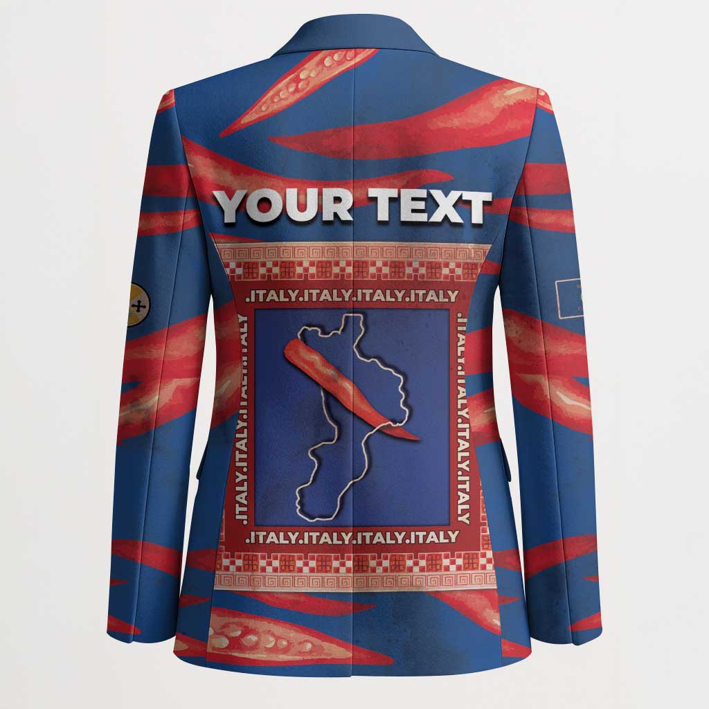 Personalized Italy Calabria Blazer Piccantino Vintage Style