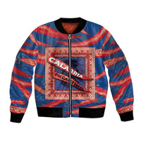 Personalized Italy Calabria Bomber Jacket Piccantino Vintage Style