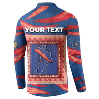 Personalized Italy Calabria Button Sweatshirt Piccantino Vintage Style
