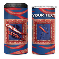 Personalized Italy Calabria 4 in 1 Can Cooler Tumbler Piccantino Vintage Style