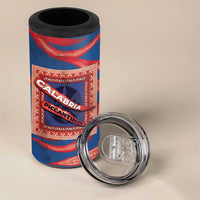 Personalized Italy Calabria 4 in 1 Can Cooler Tumbler Piccantino Vintage Style