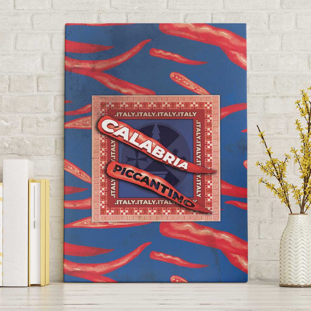 Italy Calabria Canvas Wall Art Piccantino Vintage Style