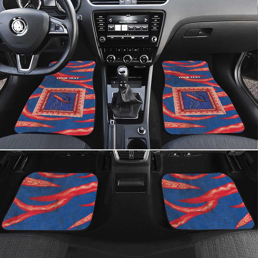 Personalized Italy Calabria Car Mats Piccantino Vintage Style