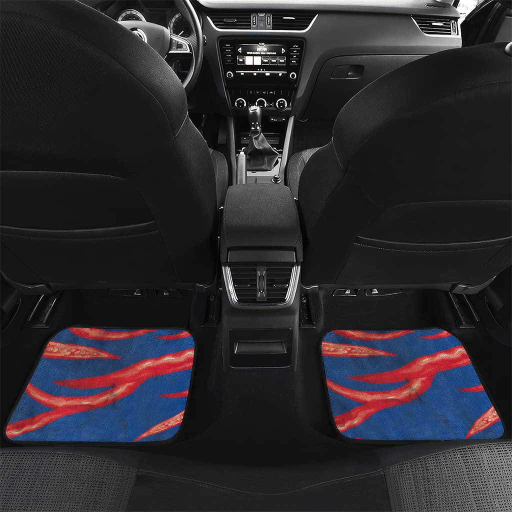 Personalized Italy Calabria Car Mats Piccantino Vintage Style