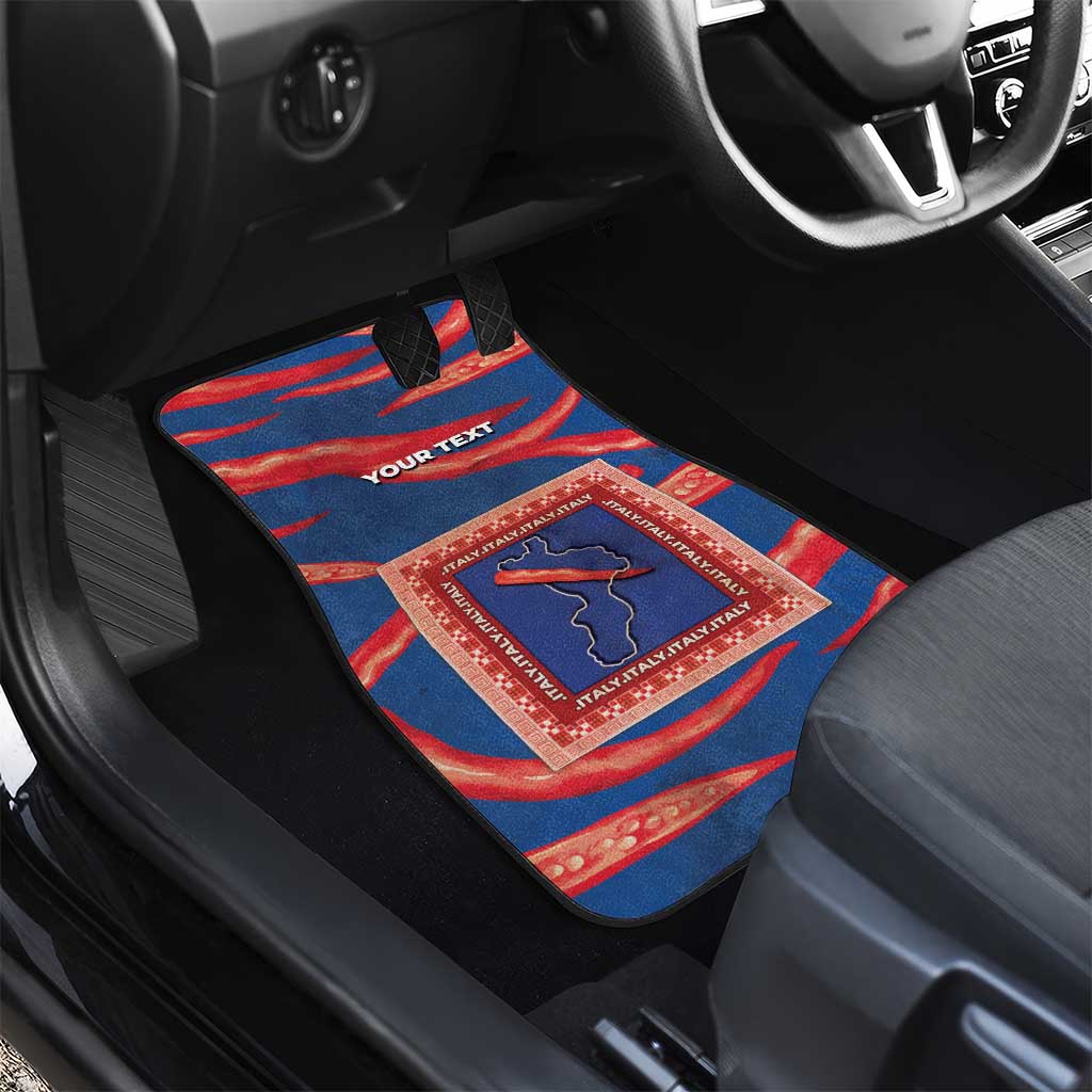 Personalized Italy Calabria Car Mats Piccantino Vintage Style