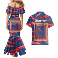 Personalized Italy Calabria Couples Matching Mermaid Dress and Hawaiian Shirt Piccantino Vintage Style