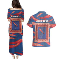 Personalized Italy Calabria Couples Matching Puletasi and Hawaiian Shirt Piccantino Vintage Style