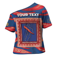 Personalized Italy Calabria Cross Shoulder Shirt Piccantino Vintage Style