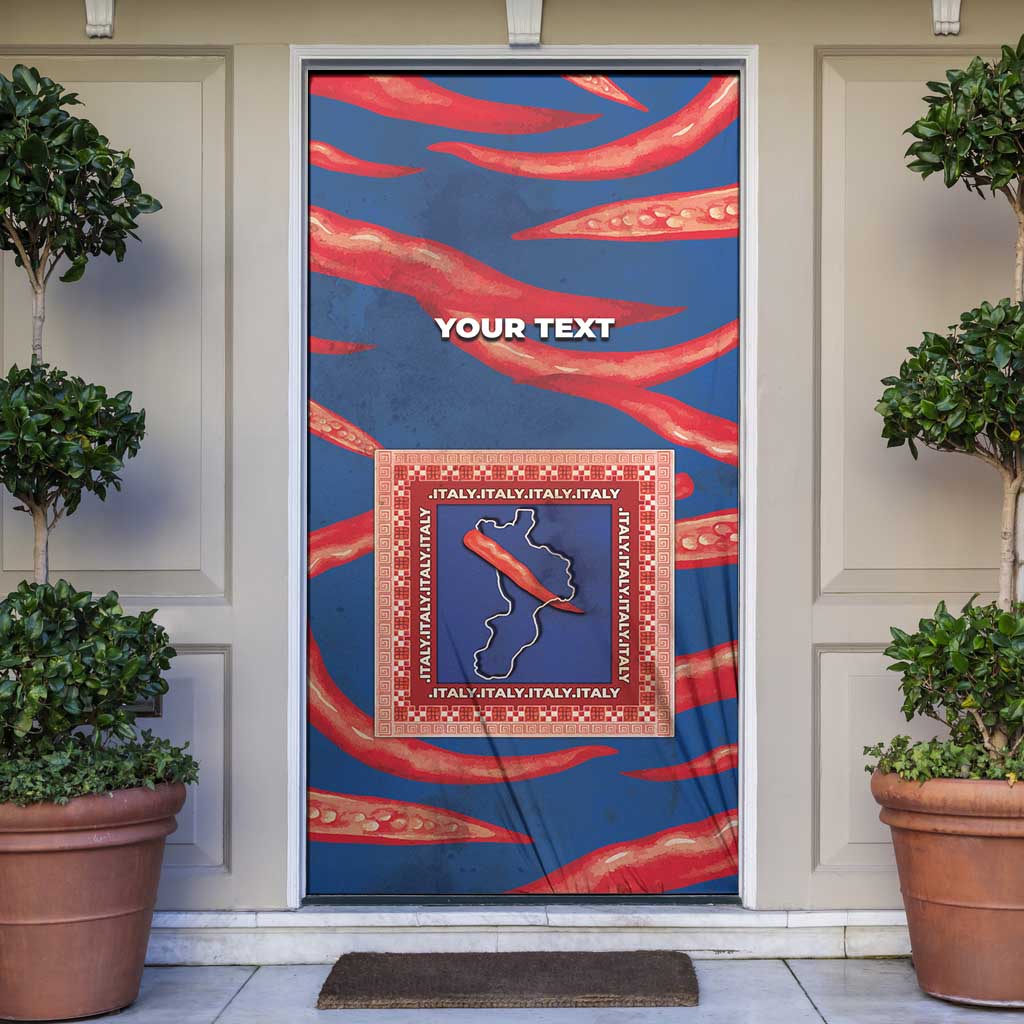 Personalized Italy Calabria Door Cover Piccantino Vintage Style