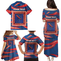 Personalized Italy Calabria Family Matching Puletasi and Hawaiian Shirt Piccantino Vintage Style
