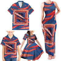 Personalized Italy Calabria Family Matching Tank Maxi Dress and Hawaiian Shirt Piccantino Vintage Style