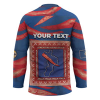 Personalized Italy Calabria Hockey Jersey Piccantino Vintage Style