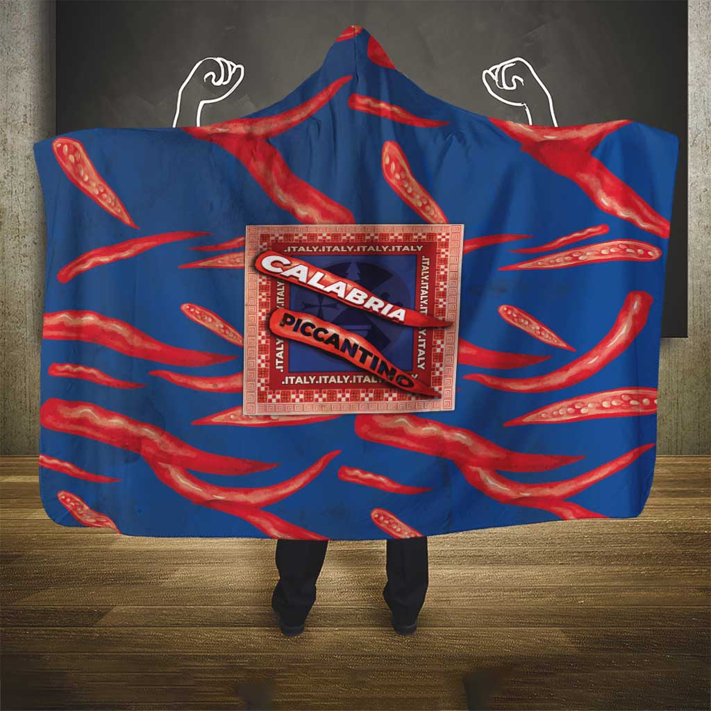 Italy Calabria Hooded Blanket Piccantino Vintage Style