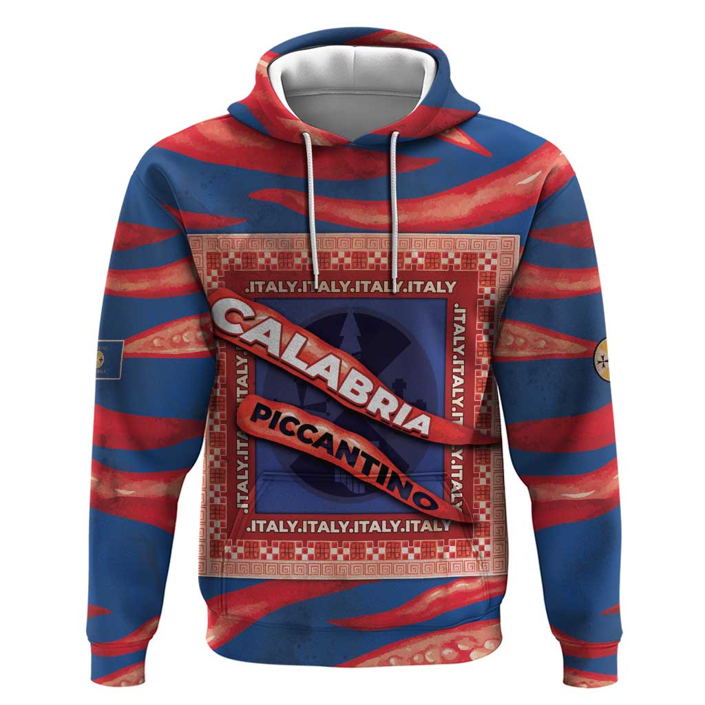 Personalized Italy Calabria Hoodie Piccantino Vintage Style