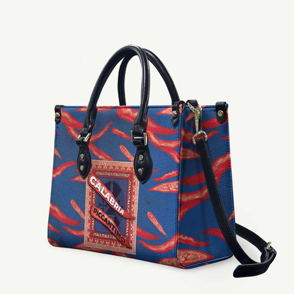 Italy Calabria Leather Bag Piccantino Vintage Style