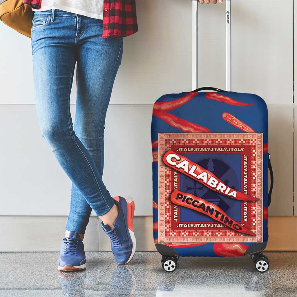 Italy Calabria Luggage Cover Piccantino Vintage Style