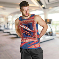 Personalized Italy Calabria Men Tank Top Piccantino Vintage Style