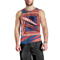 Personalized Italy Calabria Men Tank Top Piccantino Vintage Style