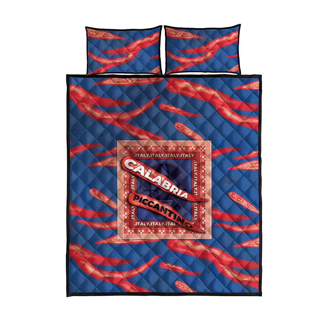 Italy Calabria Quilt Bed Set Piccantino Vintage Style