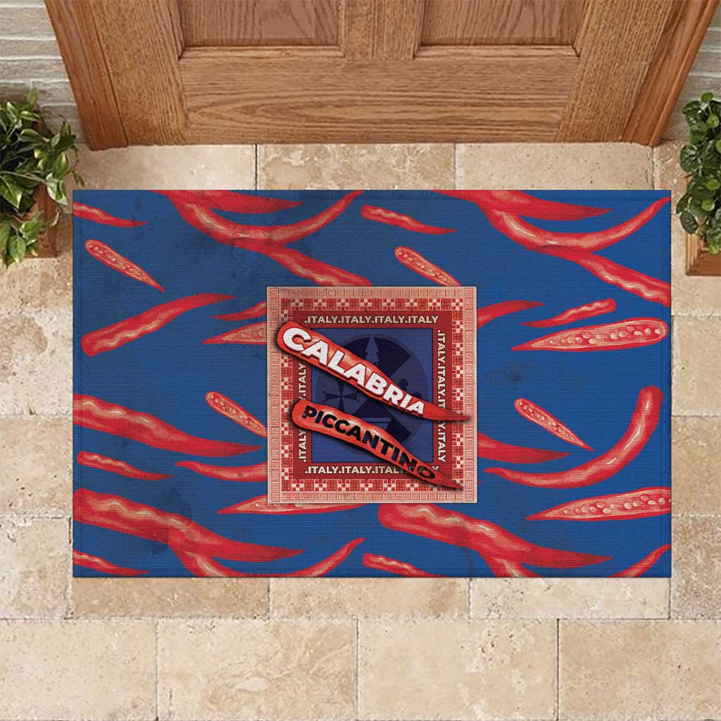Italy Calabria Rubber Doormat Piccantino Vintage Style