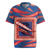 Personalized Italy Calabria Rugby Jersey Piccantino Vintage Style