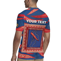 Personalized Italy Calabria Rugby Jersey Piccantino Vintage Style
